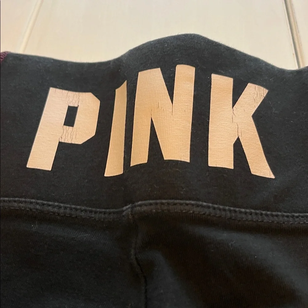 Victoria’s Secret PINK/yoga leggings/black/L/good condition